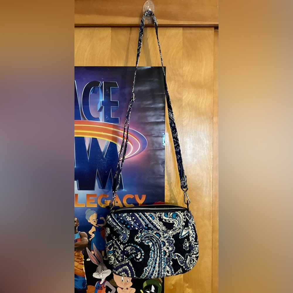 Vera Bradley Blue Paisley Crossbody Bag